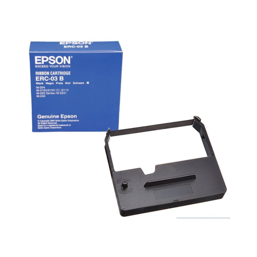 Epson ERC-03B Black Ribbon Cartridge for M-210/M-211