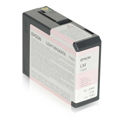 T580600 EPSON ULTRACHROME LIGHT MAGENTA INK 80ML, STYLUS PRO
