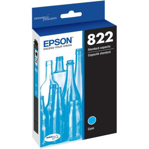 T822220-S Epson EPSON T822 Standard Capacity Cyan Ink Cartri