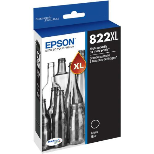 T822XL120-S Epson EPSON T822 High Capacity Black Ink Cartrid