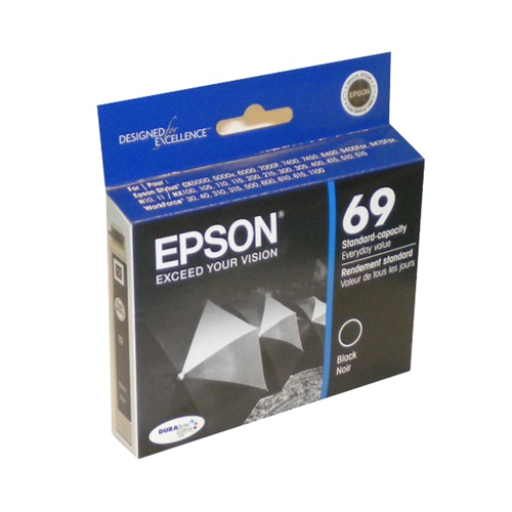 T069120S  Epson 69 Black Original Ink Cartridge