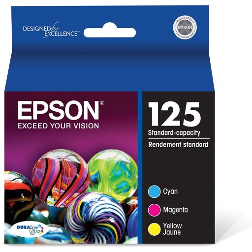 T125520S Epson 125 Color Original Ink Cartridge