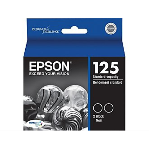 T125120D2 Epson 125 Black Original Ink Cartridge