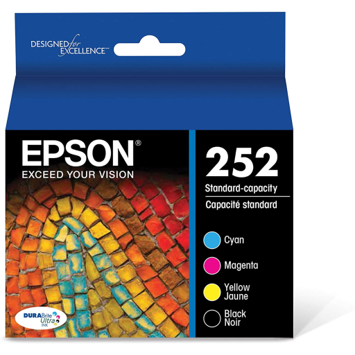 T252120BCS Epson 252 Durabrite Ultra Black & Color Combo Pack