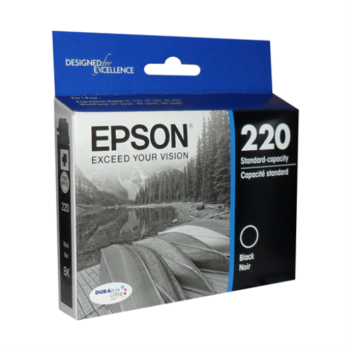 T220120-S Epson 220 Ultra Black Original Ink Cartridge