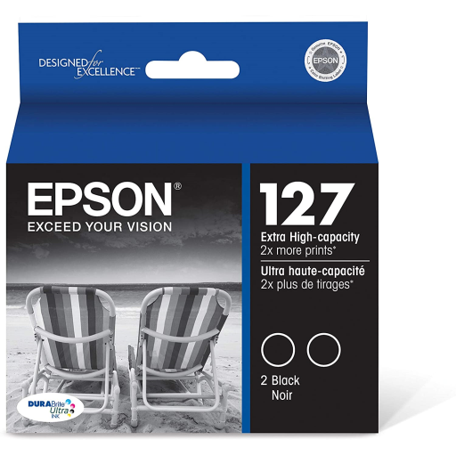 T127120D2 Epson 127  cartouche d'encre noire produit authentique