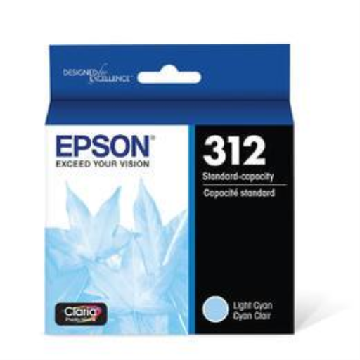 t312520-s Epson T312 Claria Light Cyan Ink Cartridge Standard Capacity with Sensormatic / XP-15000