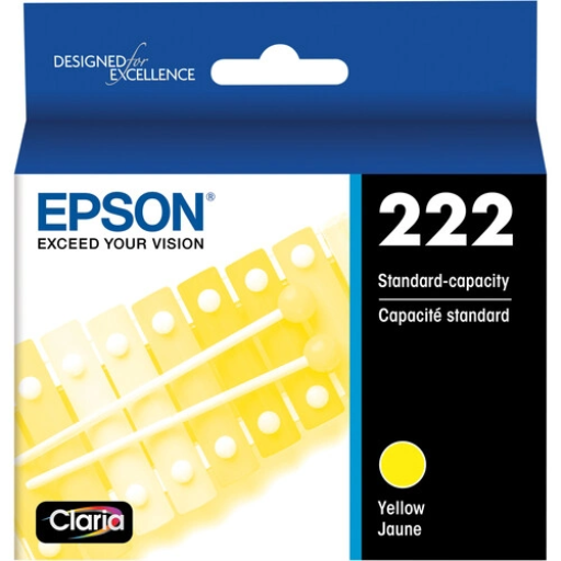 Epson T222420-S Yellow Ink Cartridge - Standard Capacity for Expression Home XP-2200, XP-3200, XP-4200, WF-2930, WF-2950