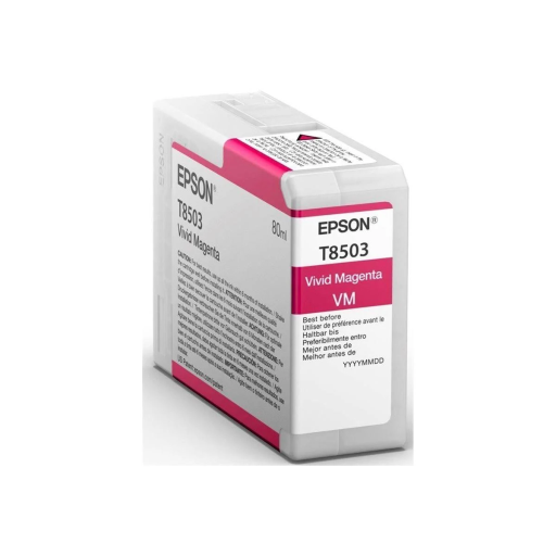 EPSON T85030N UltraChrome HD Vivid Magenta Ink Cartridge 80 ML