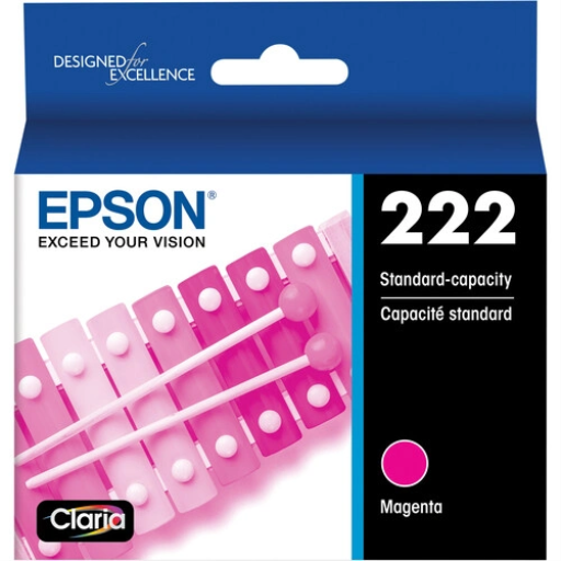 Cartouche d'encre magenta Epson T222320-S, capacité standard