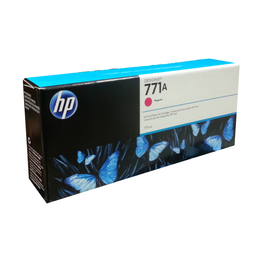 Cartouche d'encre magenta HP B6Y17A 771A 775 ml DesignJet