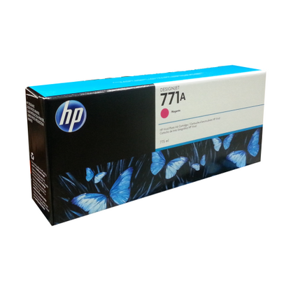 Cartouche d'encre magenta HP B6Y17A 771A 775 ml DesignJet