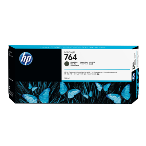 Cartouche d'encre noire mate HP C1Q16A de 300 ml pour imprimantes DesignJet série T3500