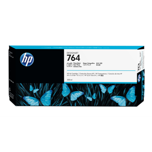 Cartouche d'encre noire photo HP C1Q17A de 300 ml pour imprimantes DesignJet série T3500