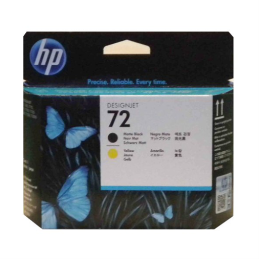 HP C9384A 72 Matte Black/Yellow Designjet Printhead