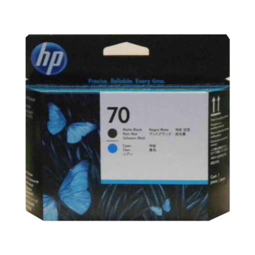 HP C9404A 70 Matte Black/Cyan Designjet Printhead