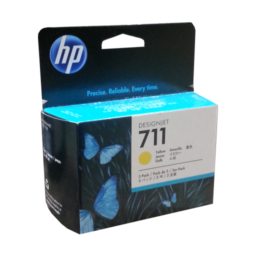 HP CZ136A - HP 711 3-Pack Yellow 29ml Ink Cartridges