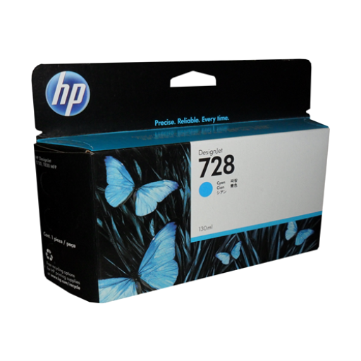 HP F9J67A 728 Cyan DesignJet Ink Cartridge 130ml