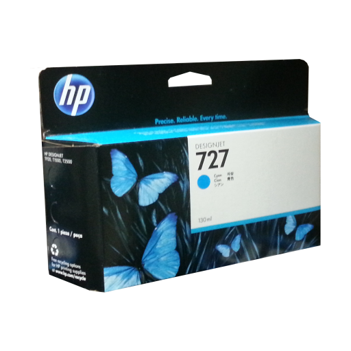 HP F9J76A - HP 727 Cyan 300ml Ink Cartridge