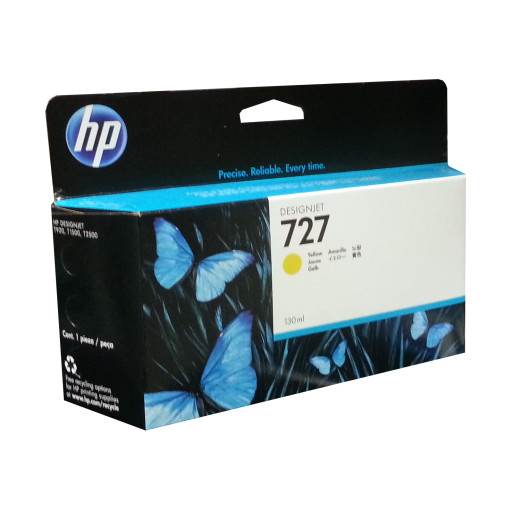 HP F9J78A - HP 727 Yellow 300ml Ink Cartridge