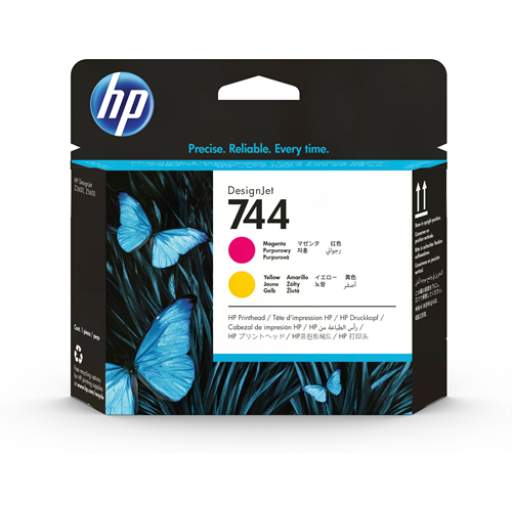 HP F9J87A - HP 744 Magenta & Yellow Printhead