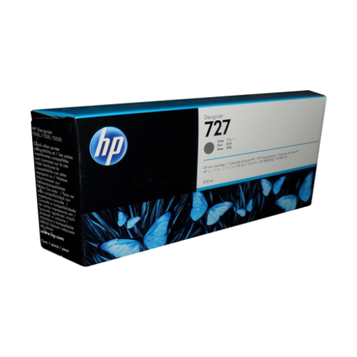 HP F9J80A - HP 727 Gray 300ml Ink Cartridge