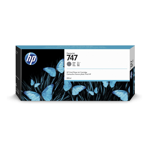 HP P2V86A 747 300-ml Gray Ink Cartridge