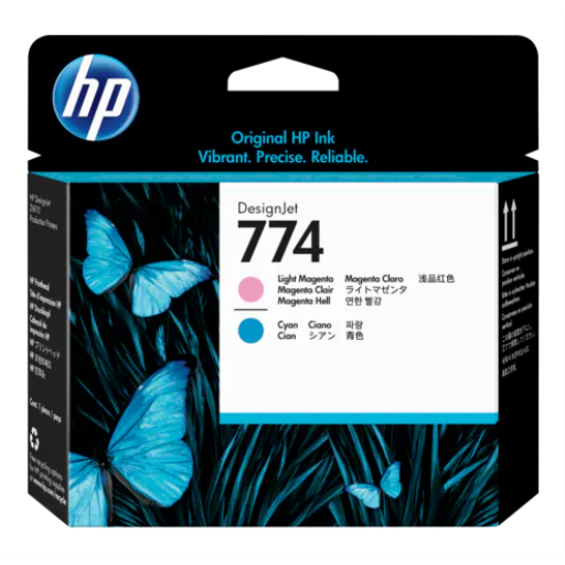 HP P2V98A 774 Light Magenta/Cyan Printhead