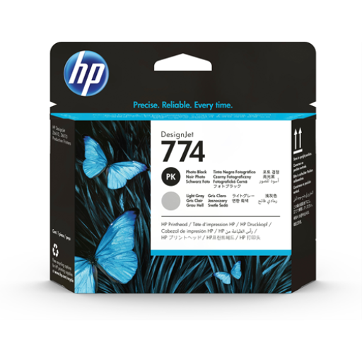 HP P2W00A 774 Photo Black/Light Gray Printhead