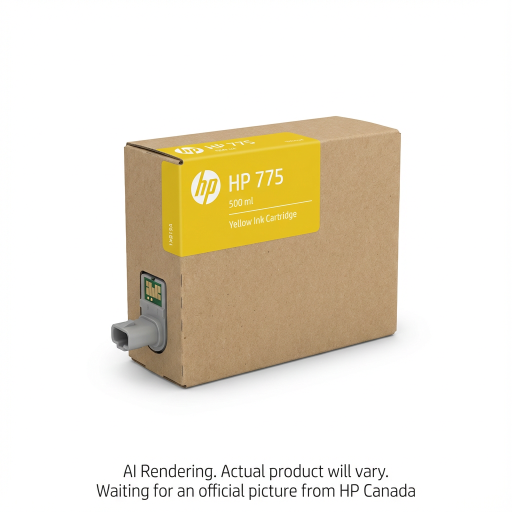 HP 1XB19A 775 Cartouche d'encre jaune d'origine DesignJet 500ml