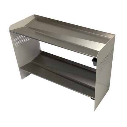 RAKABOT SIG233-SILVER-WHITE Rakabot Signature 2 tier chic and classy water and mud collecting shoe and boot rack