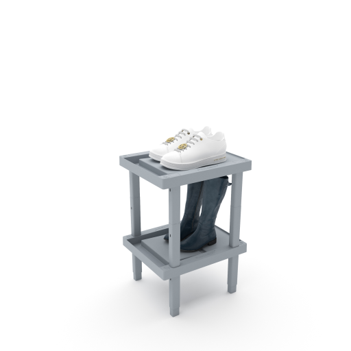 Rakabot LOCKER1-2L-G1 Locker 2-Tier Light Grey