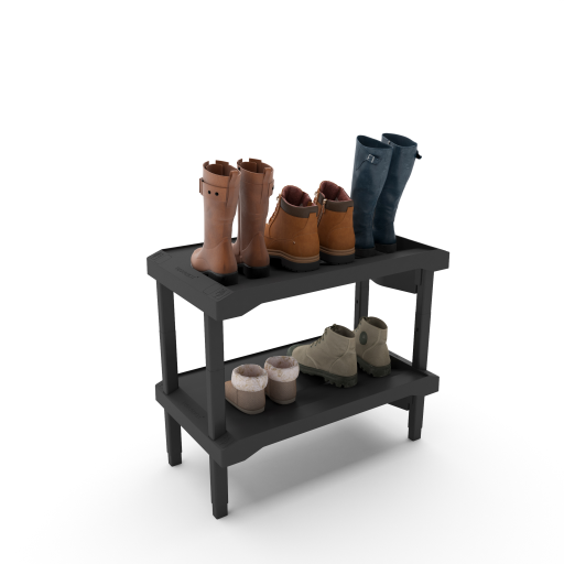 Rakabot PLASTICO-2L-A1 Plastico 2-Tier Anthracite