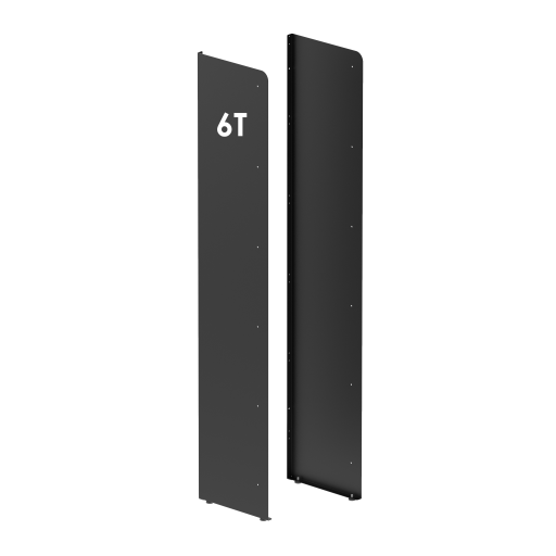 Rakabot TITAN-PAN6E-BLK Titan 6-Tier Panel Black