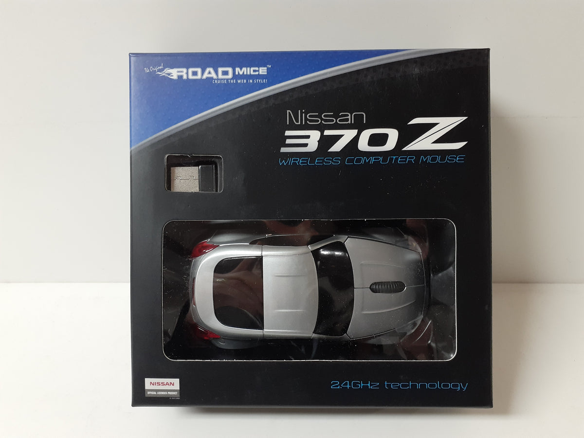 Road Mice RM-10NS37SXA Nissan 370Z Optical Wireless Mouse — Silver