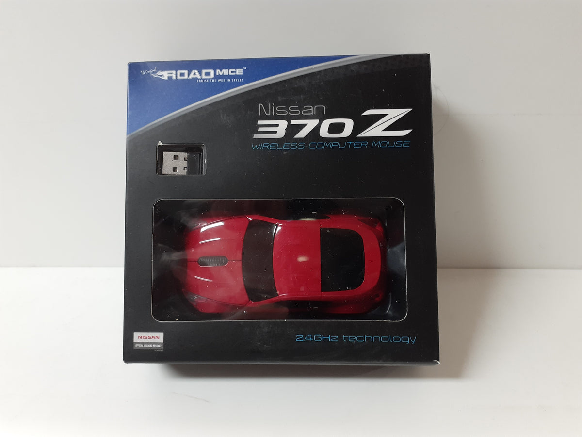 Road Mice RM-10NS37RXA Nissan 370Z Optical Wireless Mouse — Red
