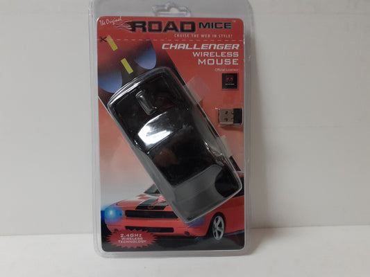 Road Mice RM-08DGCLKXA Dodge Challenger Optical Wireless Mouse — Black