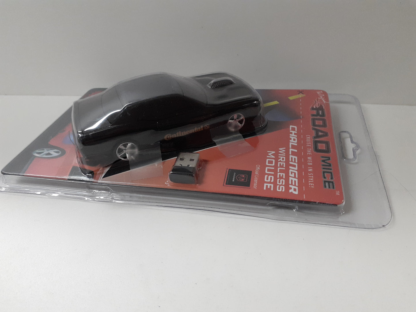 Road Mice RM-08DGCLKXA Dodge Challenger Optical Wireless Mouse — Black