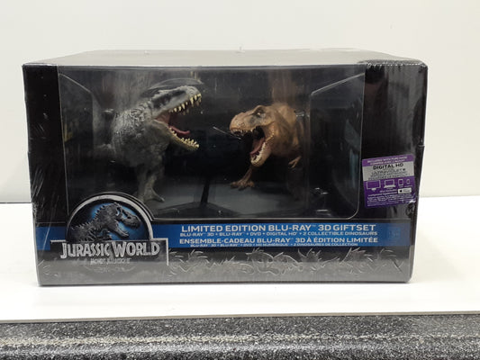 Jurassic World Canadian Limited Edition Blu-Ray 3D Gift Set Bilingual - Rare