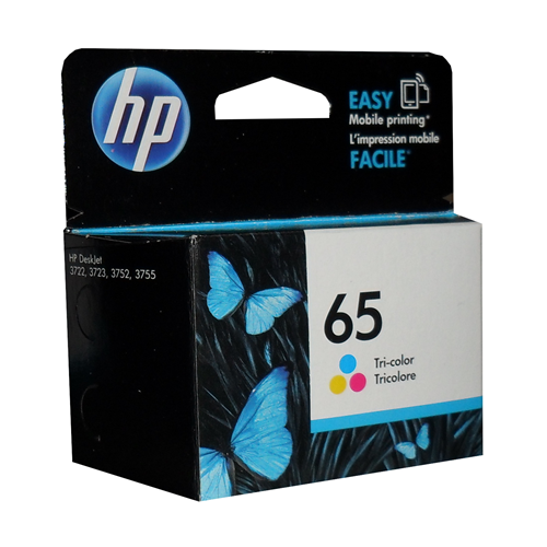 HP 65 Tri-color Original Ink Cartridge