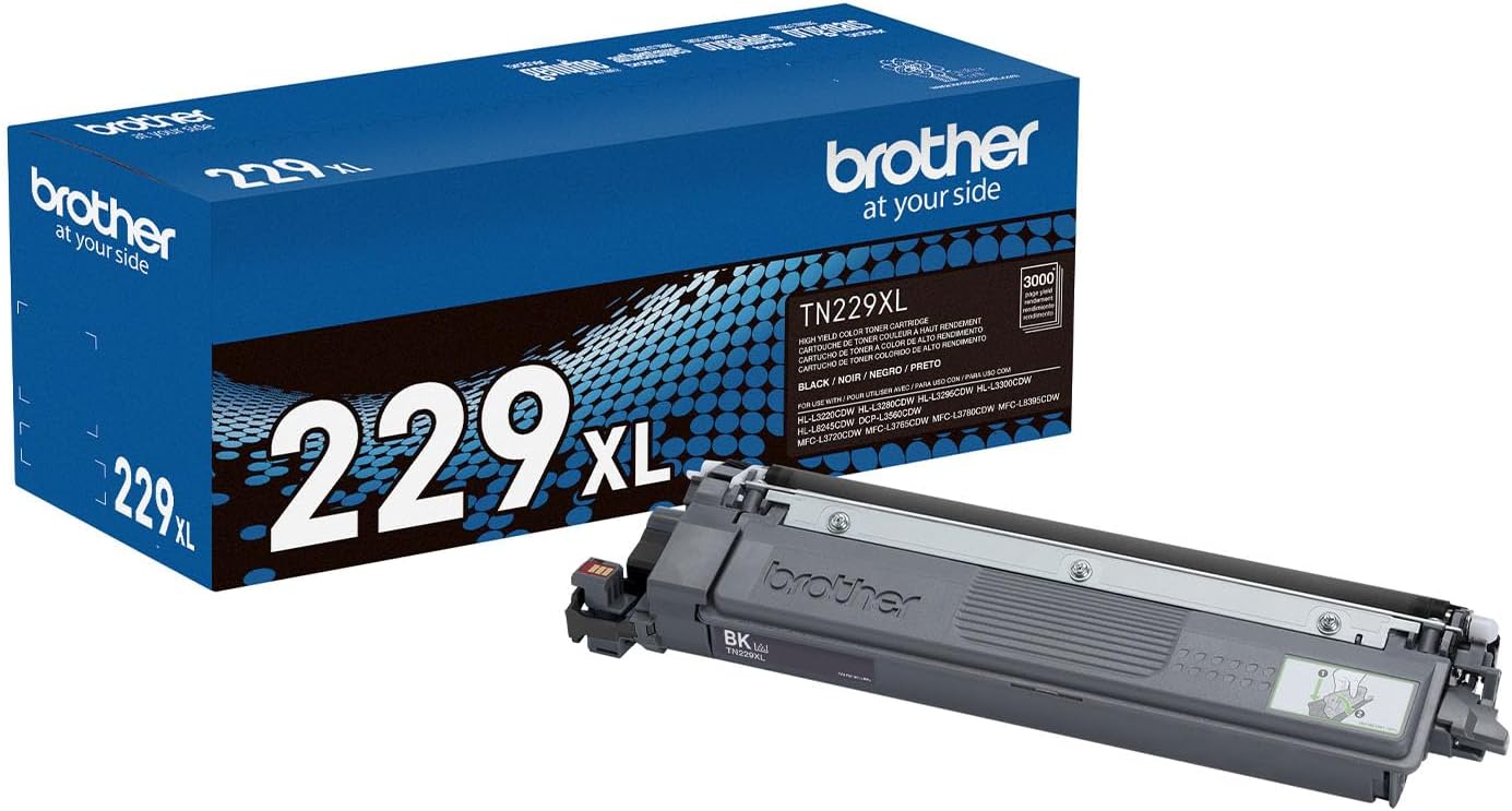 TN229XLBK Brother High Yield Black Toner Cartridge