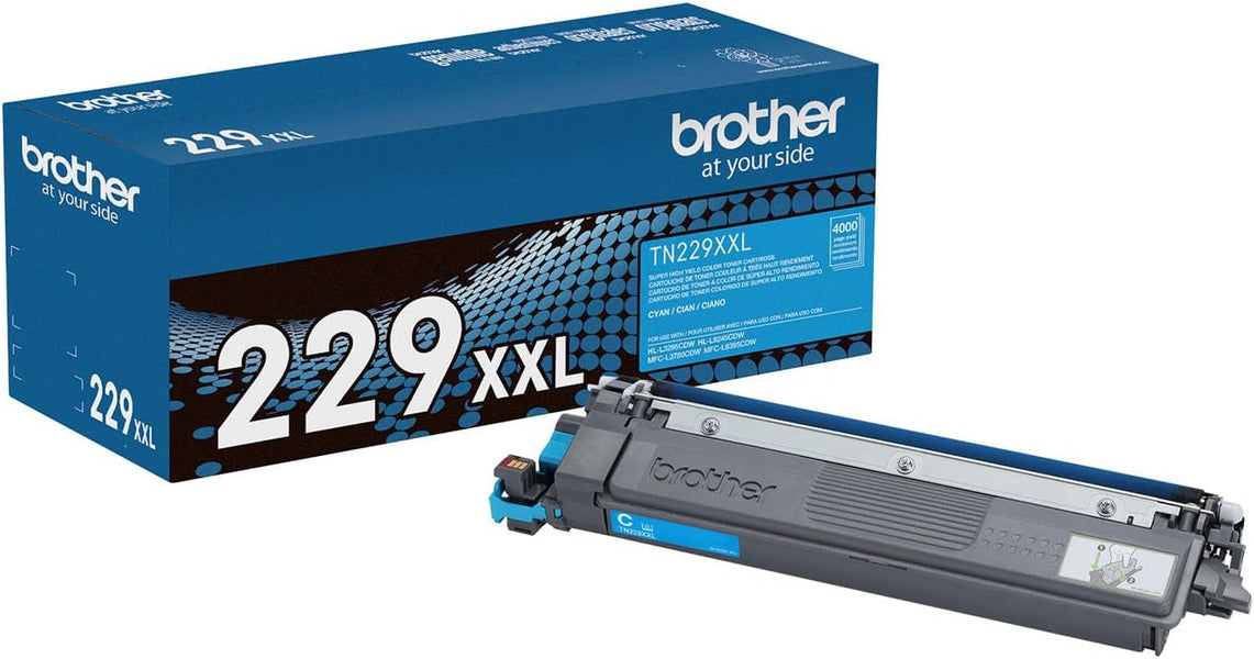 TN229XXLC Brother Cyan Super High Yield Original Toner Cartridge