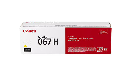 Cartouche Canon 067 H JAUNE