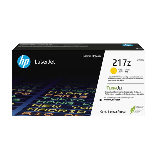 HP 217Z Yellow Original LaserJet Toner Crtg