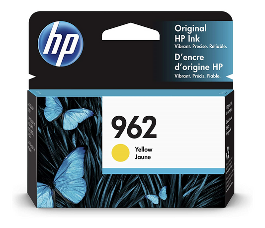Cartouche d'encre jaune authentique HP 962