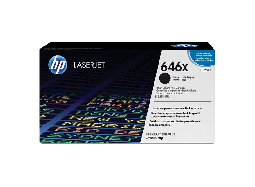 CE264X HP #646X Black Original Toner Cartridge