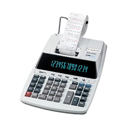 8708B001 Calculatrice d'impression argent Canon MP-49D II à 14 chiffres