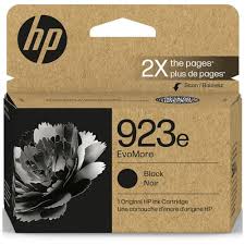 Cartouche d'encre noire d'origine HP 923e EvoMore