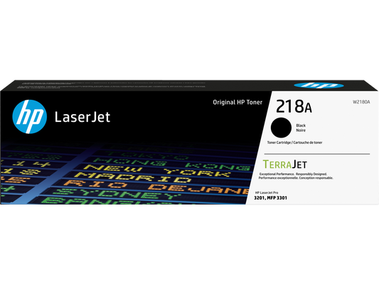 Cartouche de toner noir HP 218A LaserJet d'origine