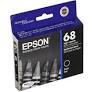 T068120s Epson T068 Durabrite Encre noire haute capacité avec Sensormatic